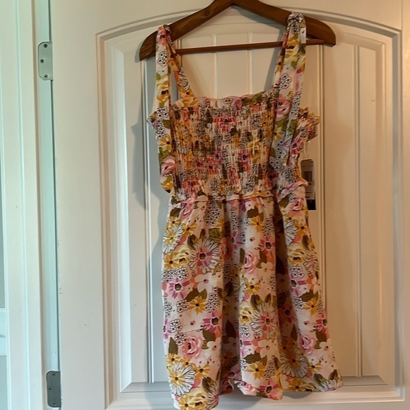 As U Wish smocked Sundress mini XL - Picture 1 of 6
